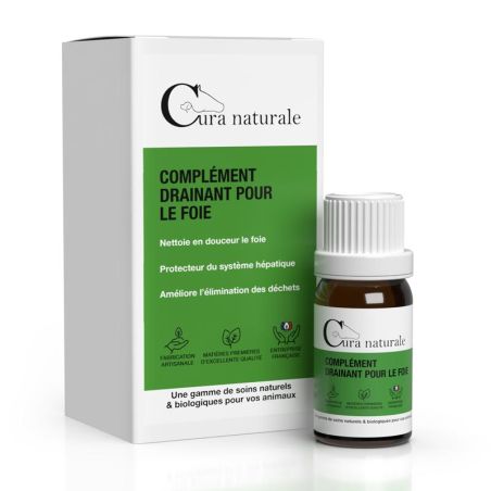 Complément drainant pour le foie Cura Naturale Chien et chat