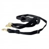 Martingale longue nylon avec mousquetons Finn-Tack Pro - Noir