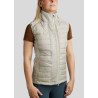 Mouwloze bodywarmer Montar Emma dames - Licht zilvergrijs