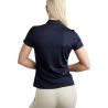 T-shirt manches courtes Montar MoBlair avec crystal gris foncé femme - Marine