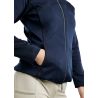 Softshell full zip jas Montar MoBlair afneembare capuchon crystals gun metal dames - Marine