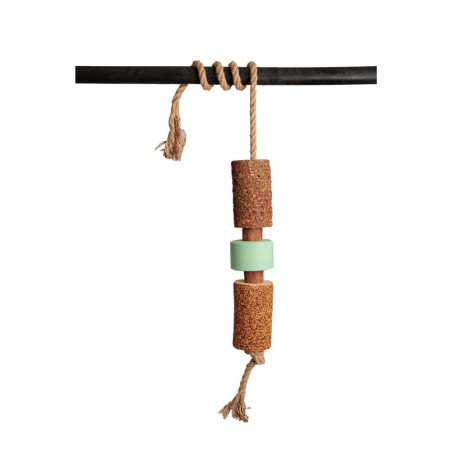 Jouet en bois relaxant Grooming Deluxe avec pierre à sel