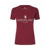 T-shirt Logo Kingsland Classic dames - Nieuw bordeaux