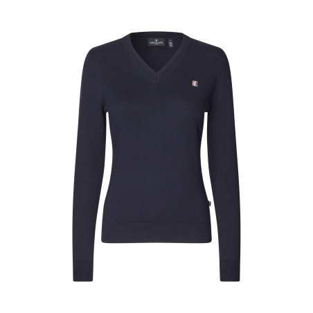 Pull Kingsland col en V Classic femme