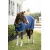 Horseware Amigo Jersey Poney Cooler Deken - Marine / titaangrijs / zilver