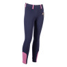Legging HKM Pony Dream II fond 1/1 en silicone - Bleu foncé