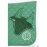 Zadeldoek Sunny en muts Funny Harcour pack - Groen / lichtgoud