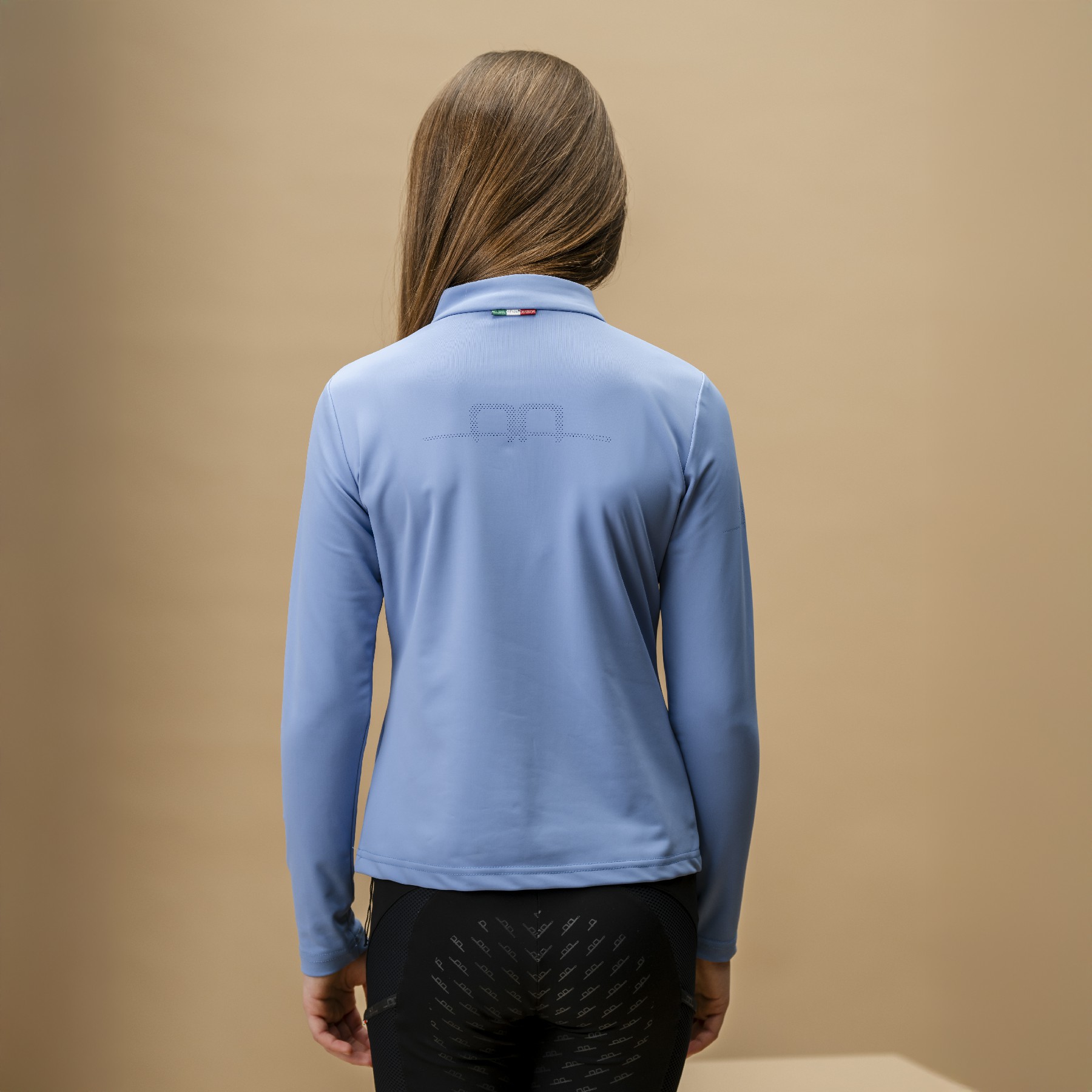 Polo Horseware Kids AA Sofia Sunshirt Bleu sicilien