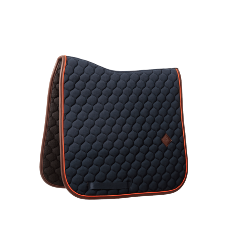 Zadeldoek Kentucky Onion quilt Leer Neon