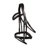 Bridon Waldhausen X-Line Stockholm gecombineerde pull back neusriem - Bruin