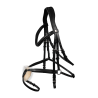 Bridon Waldhausen X-Line Cancún standard muserolle croisée - Noir