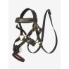 Bridon à muserolle croisée LeMieux Toy Pony - Marron