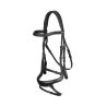 Bridon de muserolle fendu Arika LeMieux - Noir