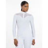 Polo de concours LeMieux Emily manches longues - Blanc
