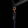 Longe d'attache Imperial Riding Classic mousqueton simple - Marine / rosegold
