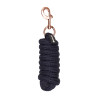 Longe d'attache Imperial Riding Classic mousqueton simple - Marine / rosegold