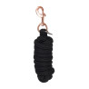 Longe d'attache Imperial Riding Classic mousqueton simple - Noir / rosegold