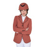 Veste de concours femme en tissu technique stretch Equestro - Séquoia