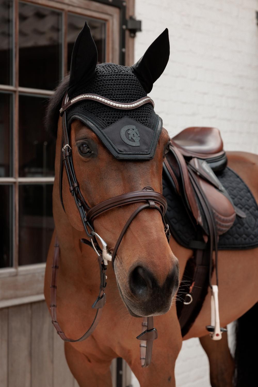 Bonnet anti-mouche Kentucky wellington petillante Noir