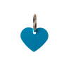 Médaille à Graver en Forme de Cœur Grooming Deluxe by Kentucky - Bleu clair