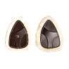 Pad de Protection en Mouton Artificiel pour Collier de Chasse 5 points Dy'on - Noir