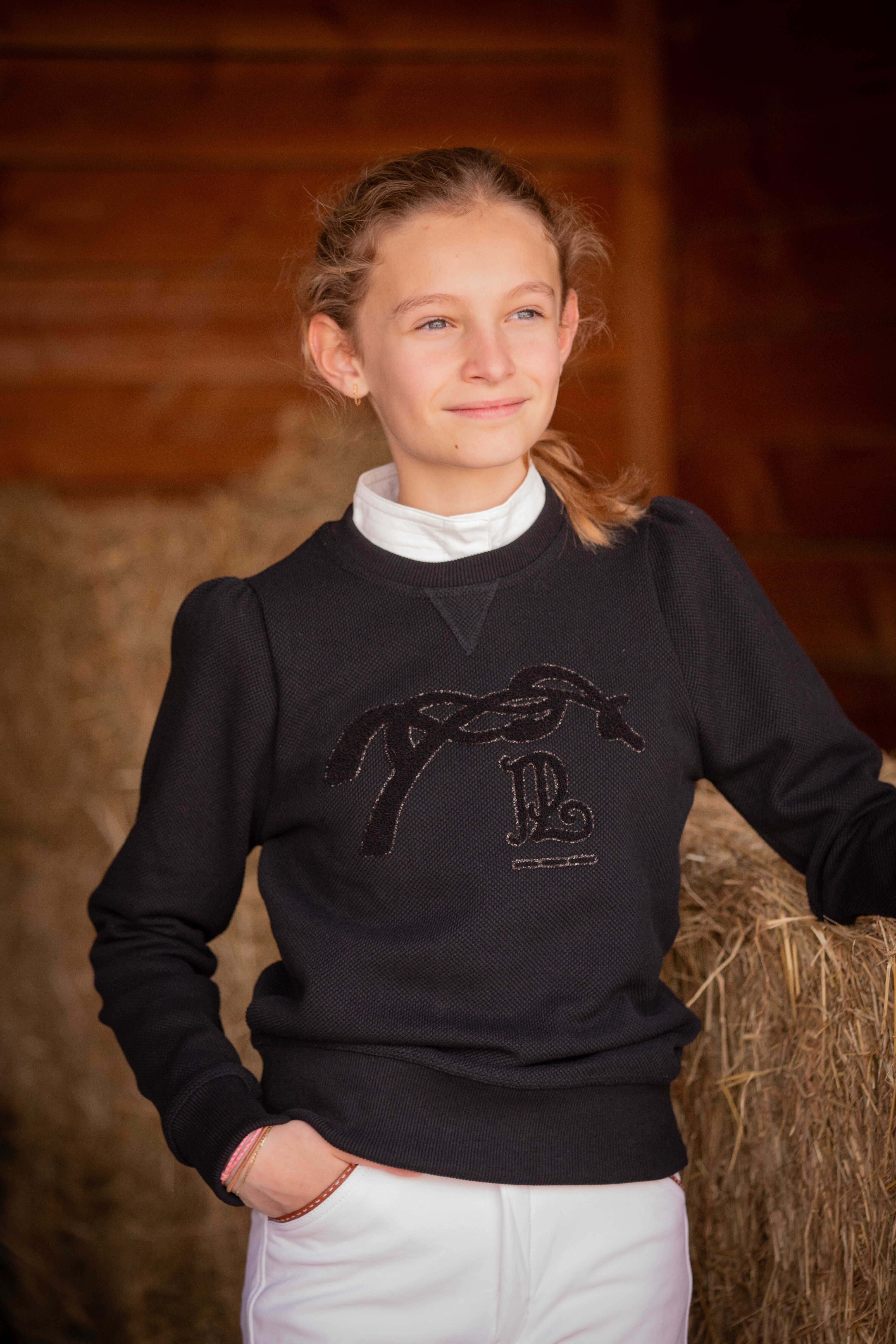 Sweat Pénélope Clotilde Noir Sweat Pénélope Clotilde Noir