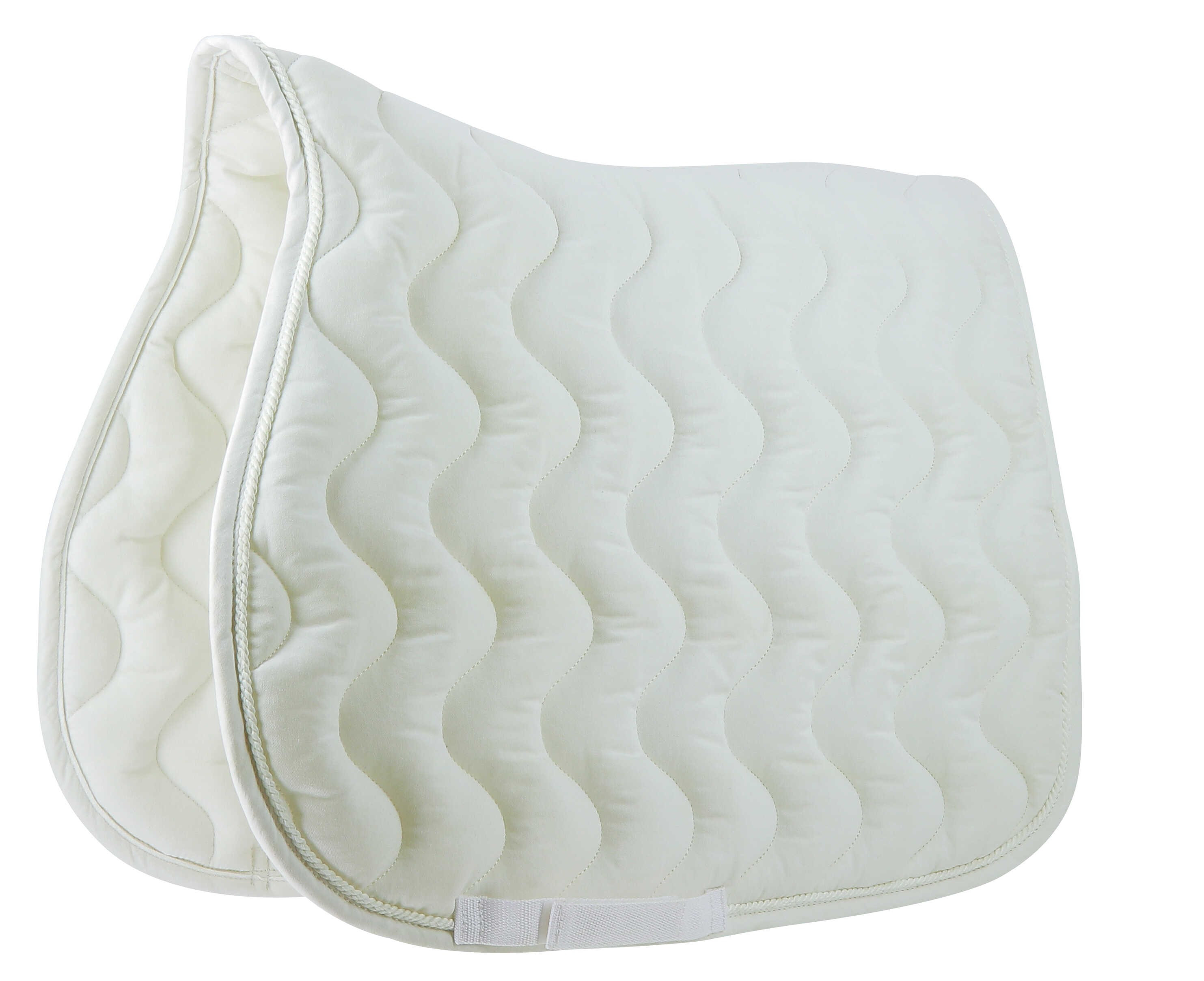 Tapis de selle Equithème Polyfun Blanc / blanc