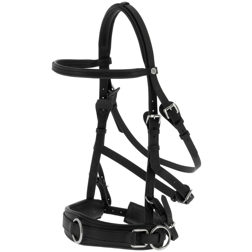 Licol En Nylon Pour Cheval Lunge Caveson, Taille Réglable, Marron, Super état