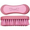 Brosse de tête bicolore T de T - Bordeaux / rose