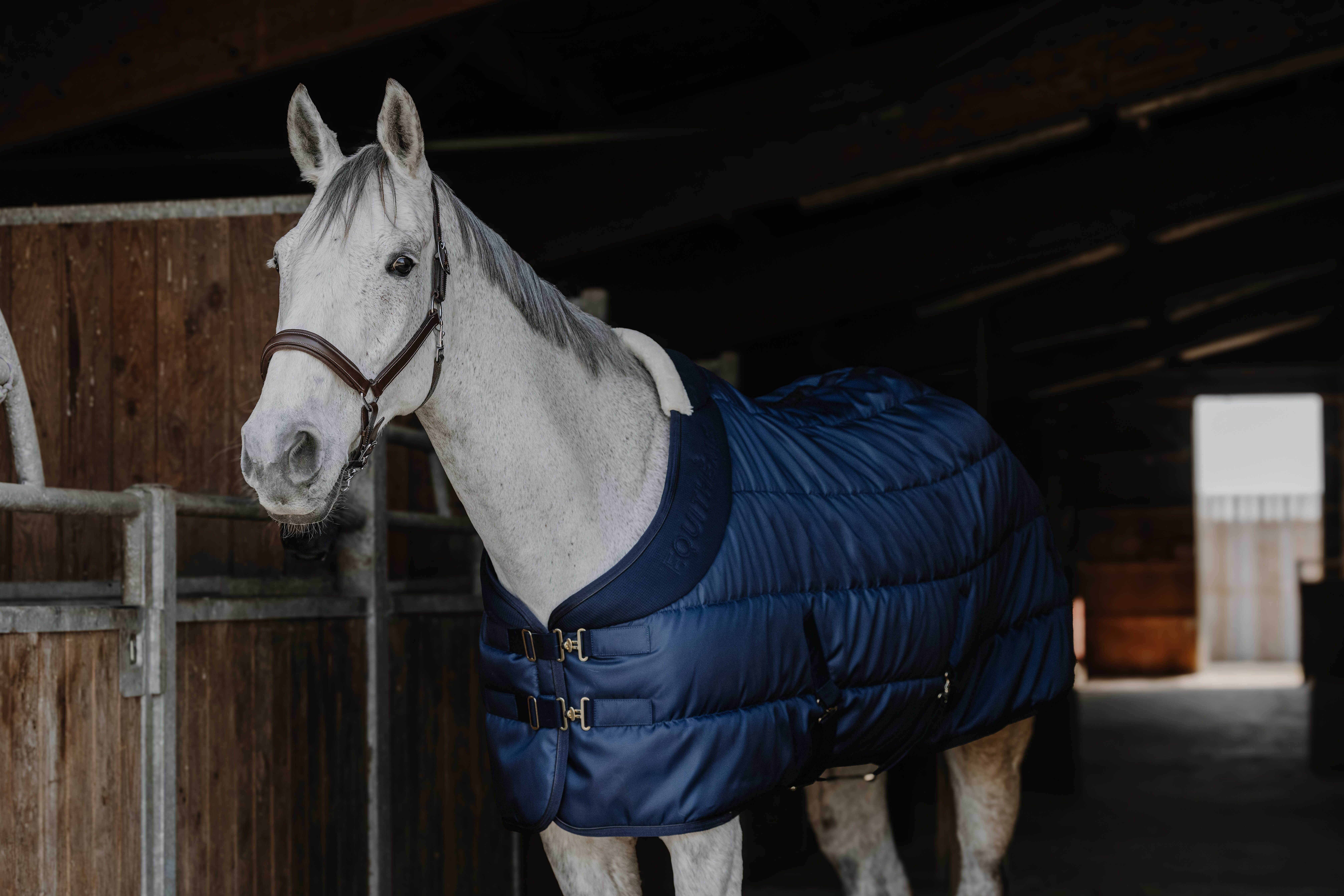 Staldeken Equithème Confortech Marine Marineblauw
