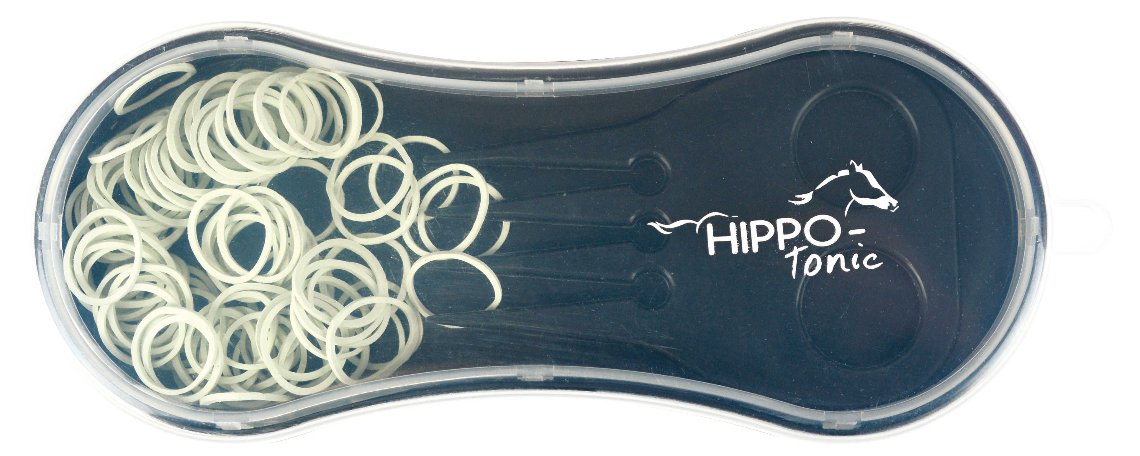 Vlechtborstel Hippo-Tonic Zwart