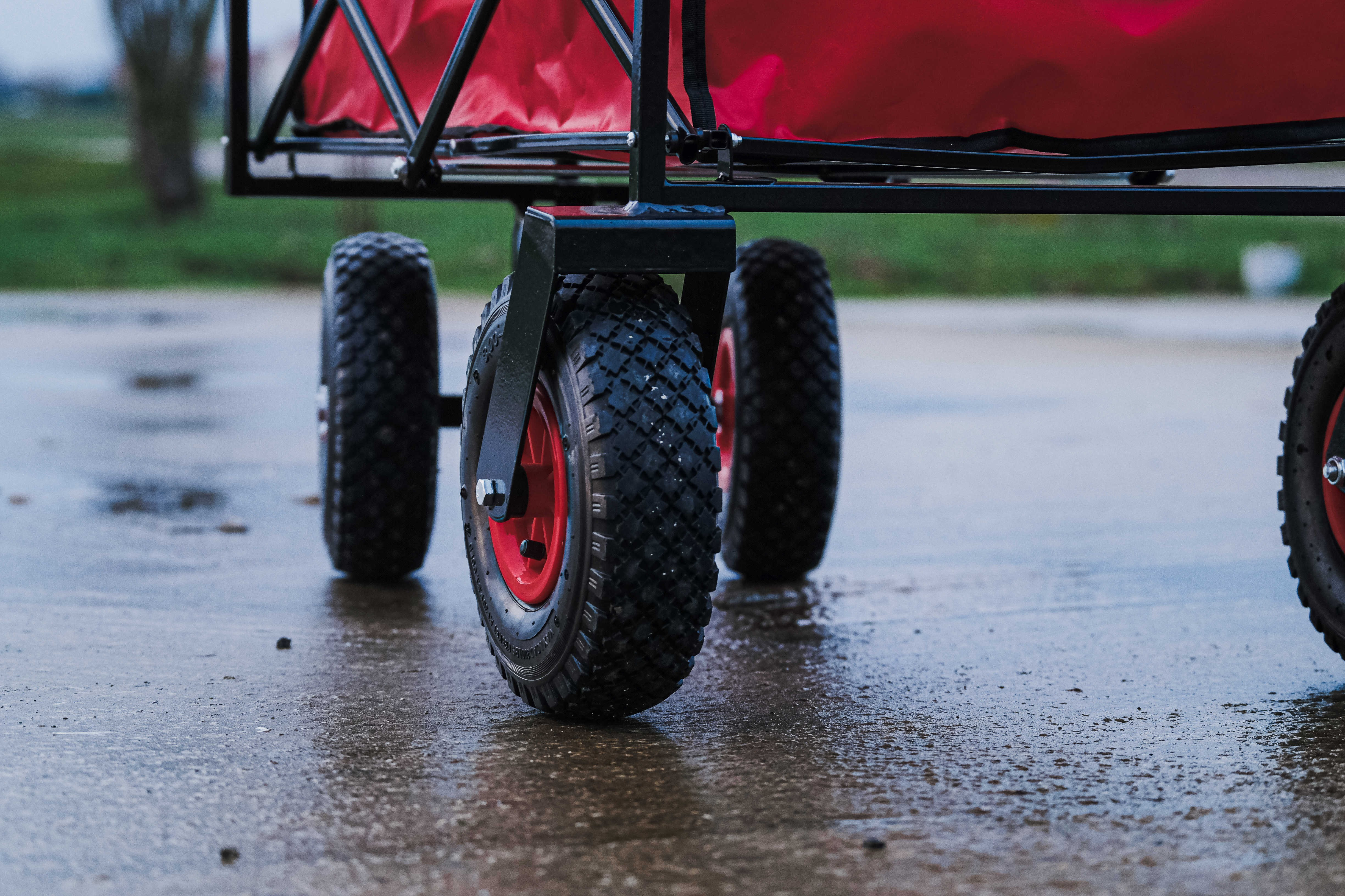 Vierwielige kar Hippotonic Rood