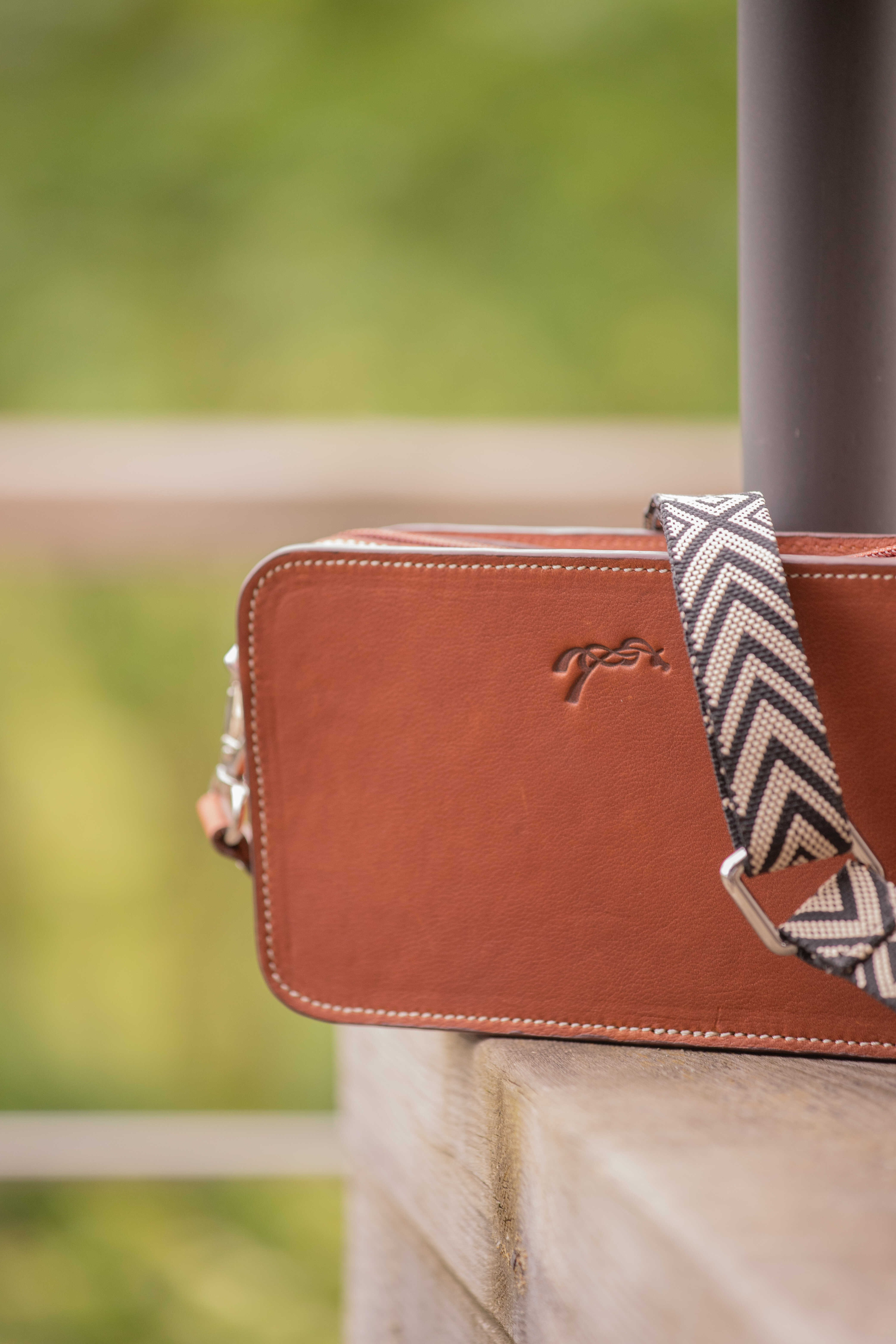 Sac bandoulière Pénélope Lizzie Cognac Marron Sac bandoulière Pénélope Lizzie Cognac Marron