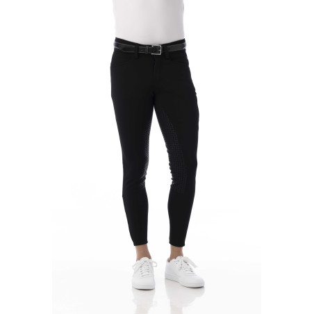 Softshell broek Equitheme Zermatt met siliconen zitvlak