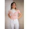 Polo de concours Pénélope Las Honey manches courtes - Rose