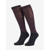 Chaussettes de concours LeMieux 2 paires - Damson