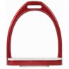 Aluminium stijgbeugels T de T - Rood