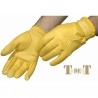 Suède handschoenen T de T - Goudkleurig