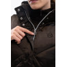 Mouwloze gewatteerde bodywarmer Harcour Auxane - Cacao