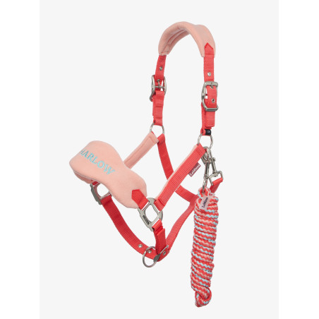 Halster en lijn LeMieux Vogue Harlow Coral Crush