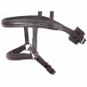 Frans/Duitse gecombineerde neusriem T de T - Donker Havana