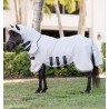 Horseware deken met onverscheurbare hals Amigo voor mini - Zilver / citroen / marine / roze / blauw