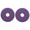 Rondelles de mors en caoutchouc T de T - Violet