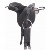 Selle bardette cuir équipée T de T - Havane foncé