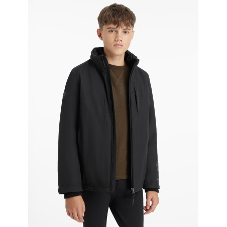 Zwarte waterdichte Team Young Rider jongens-rijjas