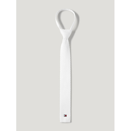 Tommy Hilfiger Equestrian gebreide herenstropdas Adam met ritssluiting