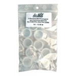 Zakje met 5 transparante La Gee-doppen Polyfirst