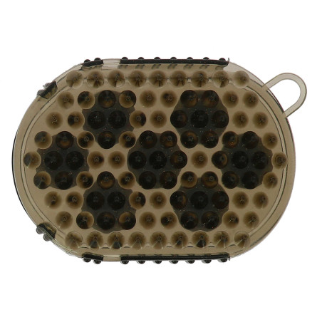 Dubbelzijdige handschoen voor roskammen en massage