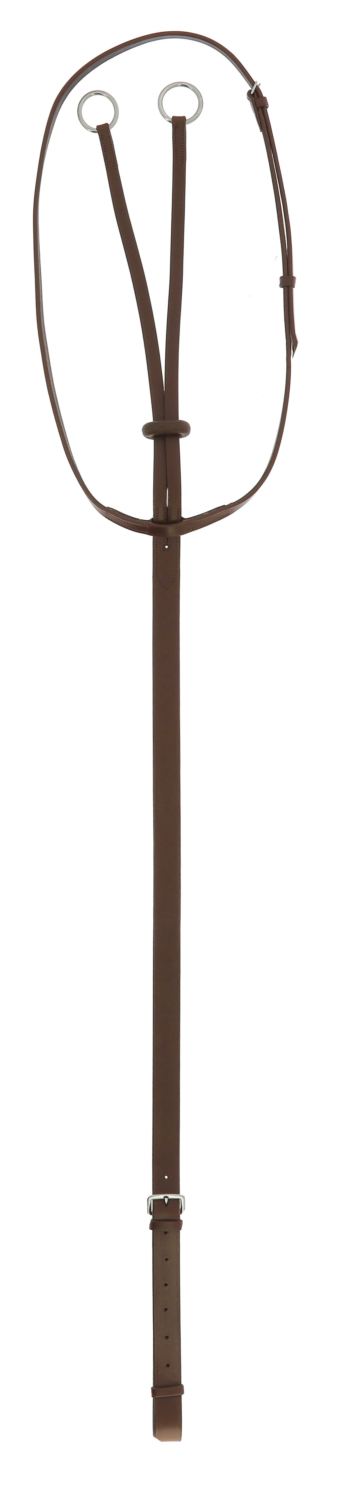 Martingaal met ringen Norton Pro Havana Bruin