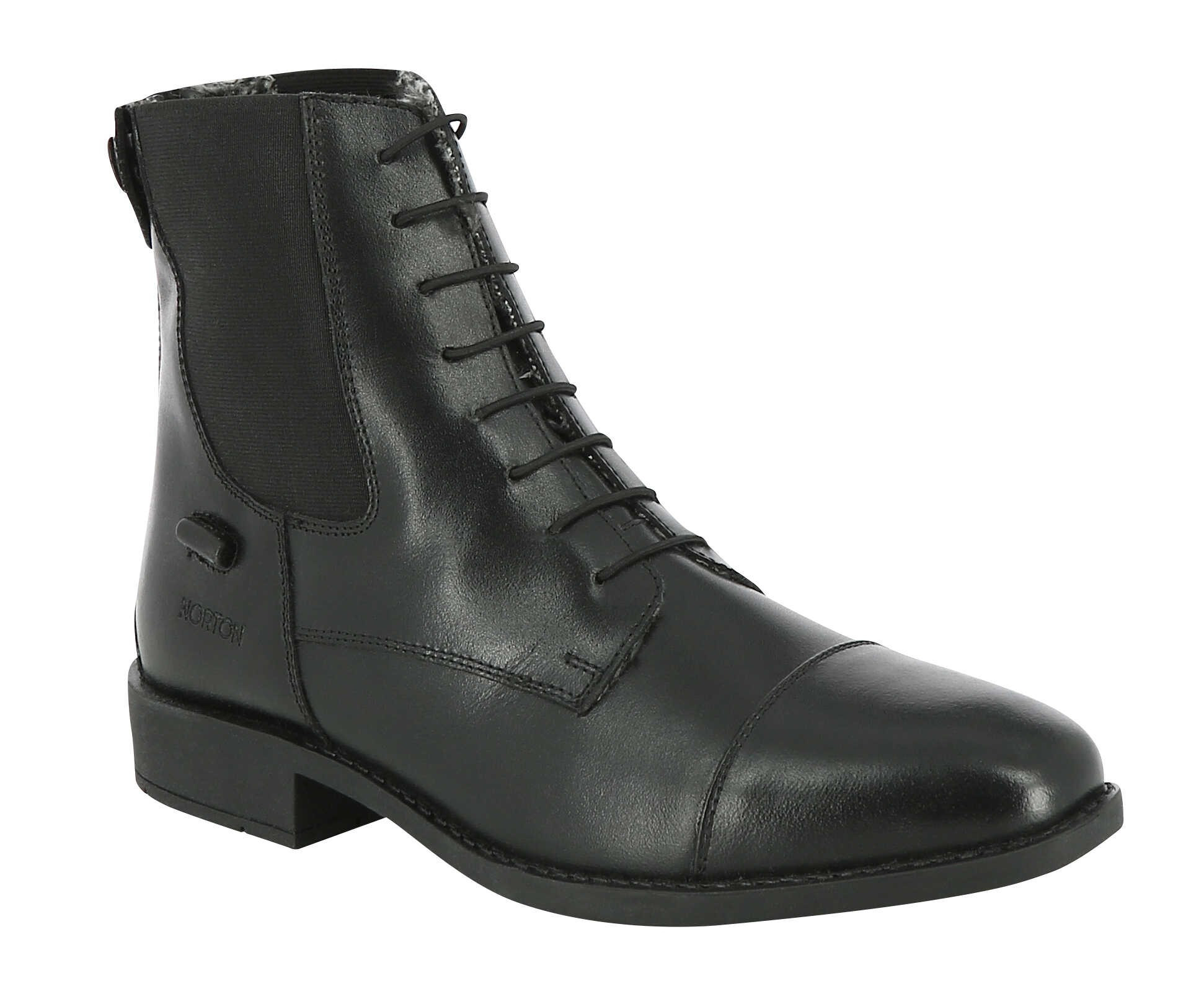 Boots Norton Lacets fourrées Noir Boots Norton Lacets fourrées Noir